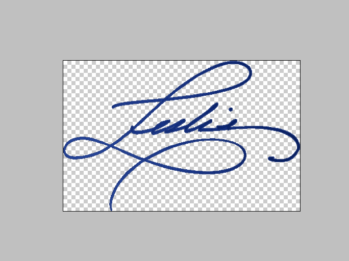 правильное отображение подписи